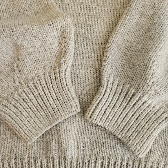 3.1 Phillip Lim Women's Gray Knit 3/4 Sleeve Sweater | Small | FLAWS - Picture 12 of 16